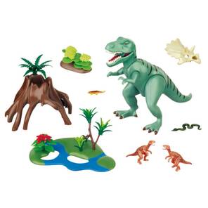 PLAYMOBIL - T-Rex with Velociraptors