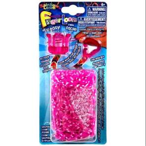 RAINBOW LOOM - Pembe Lastik Kiti + Anahtarlık - 600 parça