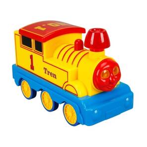 Sesli ve Işıklı Kırılmaz Sarı Tren