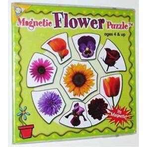 THE ORB FACTORY - Çiçek Manyetik Yapboz - 9 parça 14x14