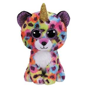 Ty Beanie Boo Giselle-Rainbow Leopord 15cm